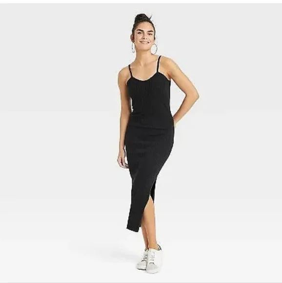 Universal Thread | Dresses | Womens Tank Maxi Sweater Dress Universal  Thread Black | Poshmark